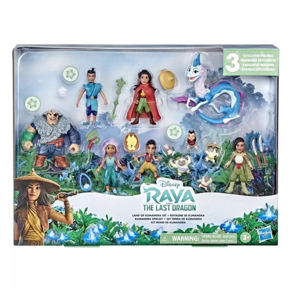 Disney Raya and the Last Dragon Land of Kumandra Set